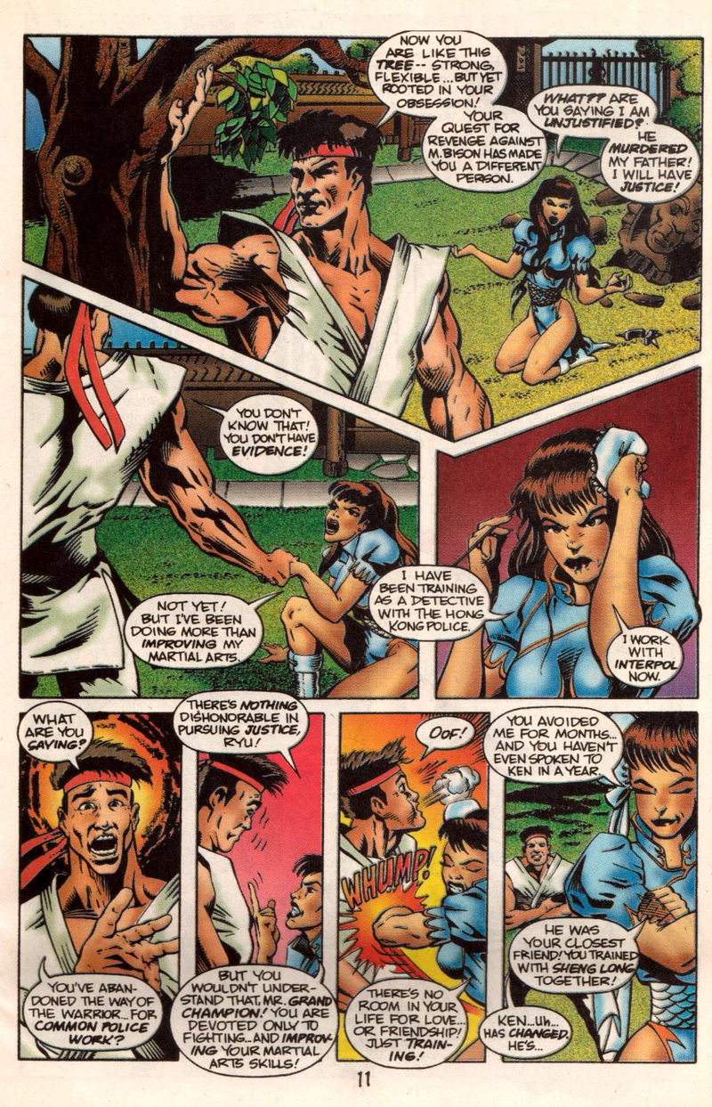 Illustration for article titled Let's Share The Horror of a Bizarre 1993 Street Fighter II Comic